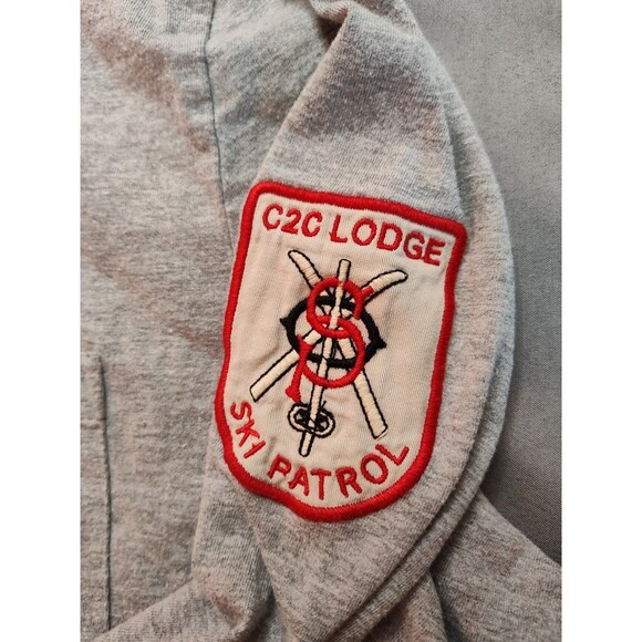 Men's Carbon 2 Cobalt Long Sleeve Crewneck Ski Patrol T-shirt XL Gray - Picture 4 of 5